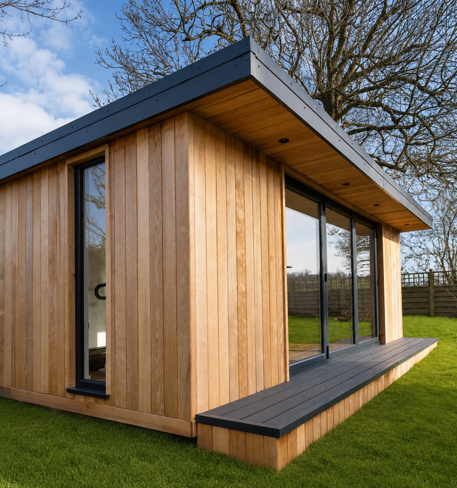 Aluminium garden-room windows by Master Plastics Bristol