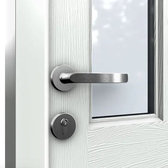 European rose composite door handle