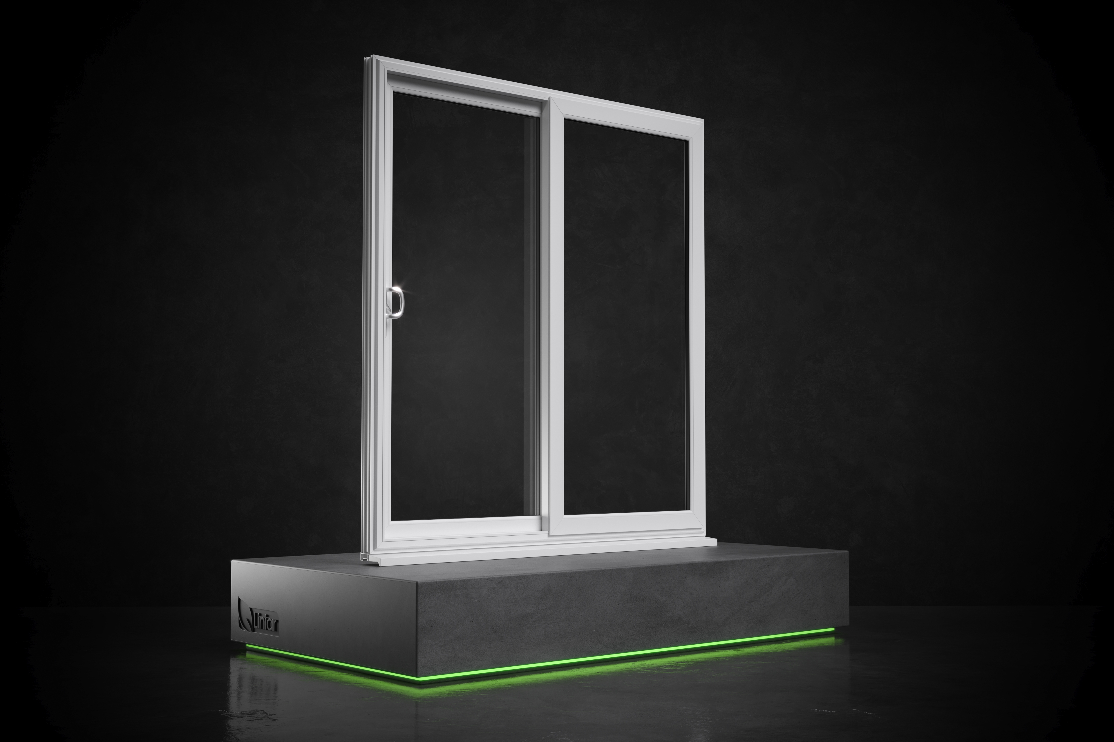 More glass without losing floor space