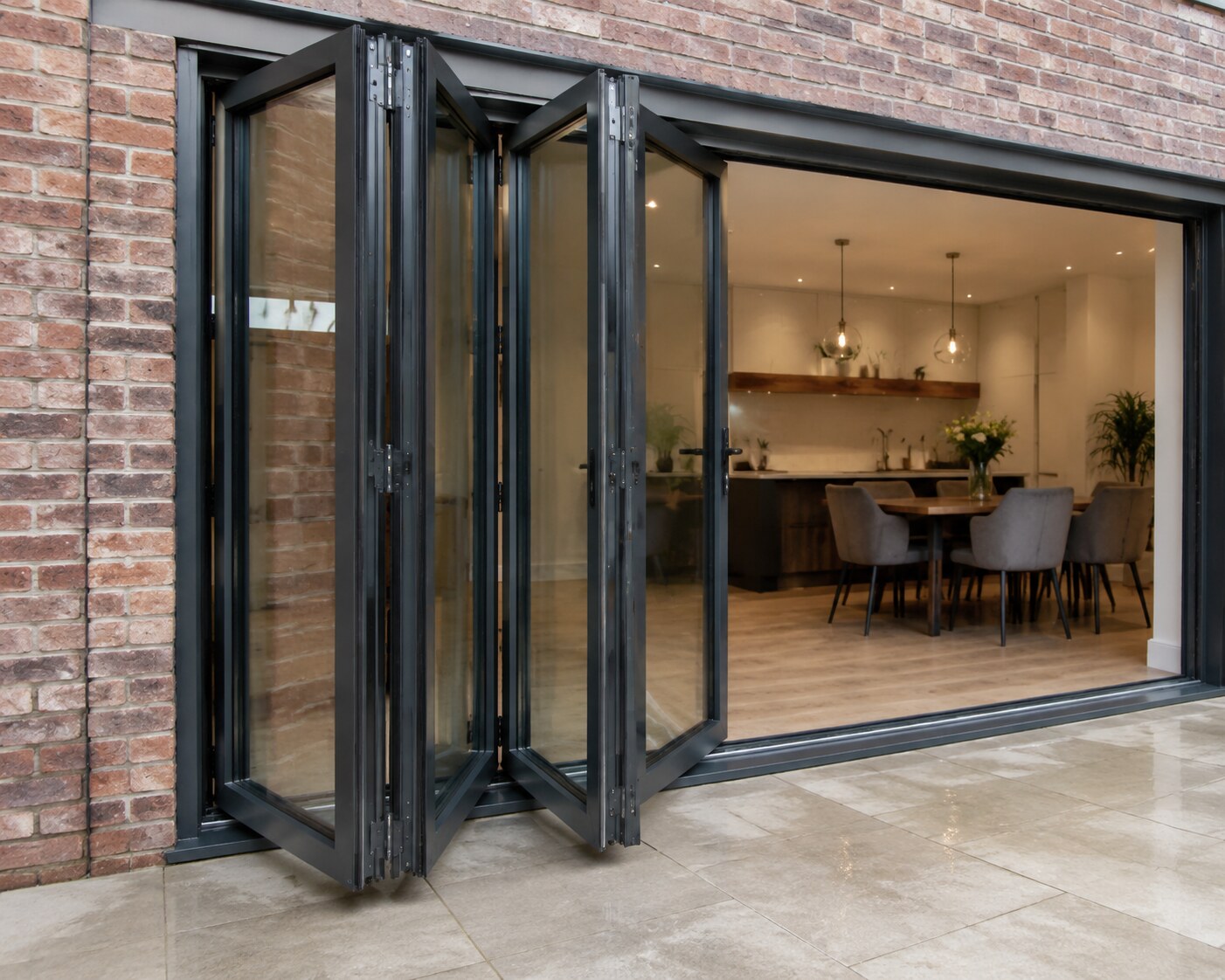 Aluminium bifold doors supplied and fitted in Bristol